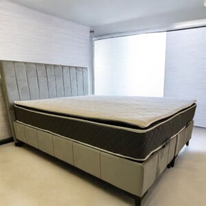 Çift Kişilik Piyano Modeli Baza Başlık Yatak Seti